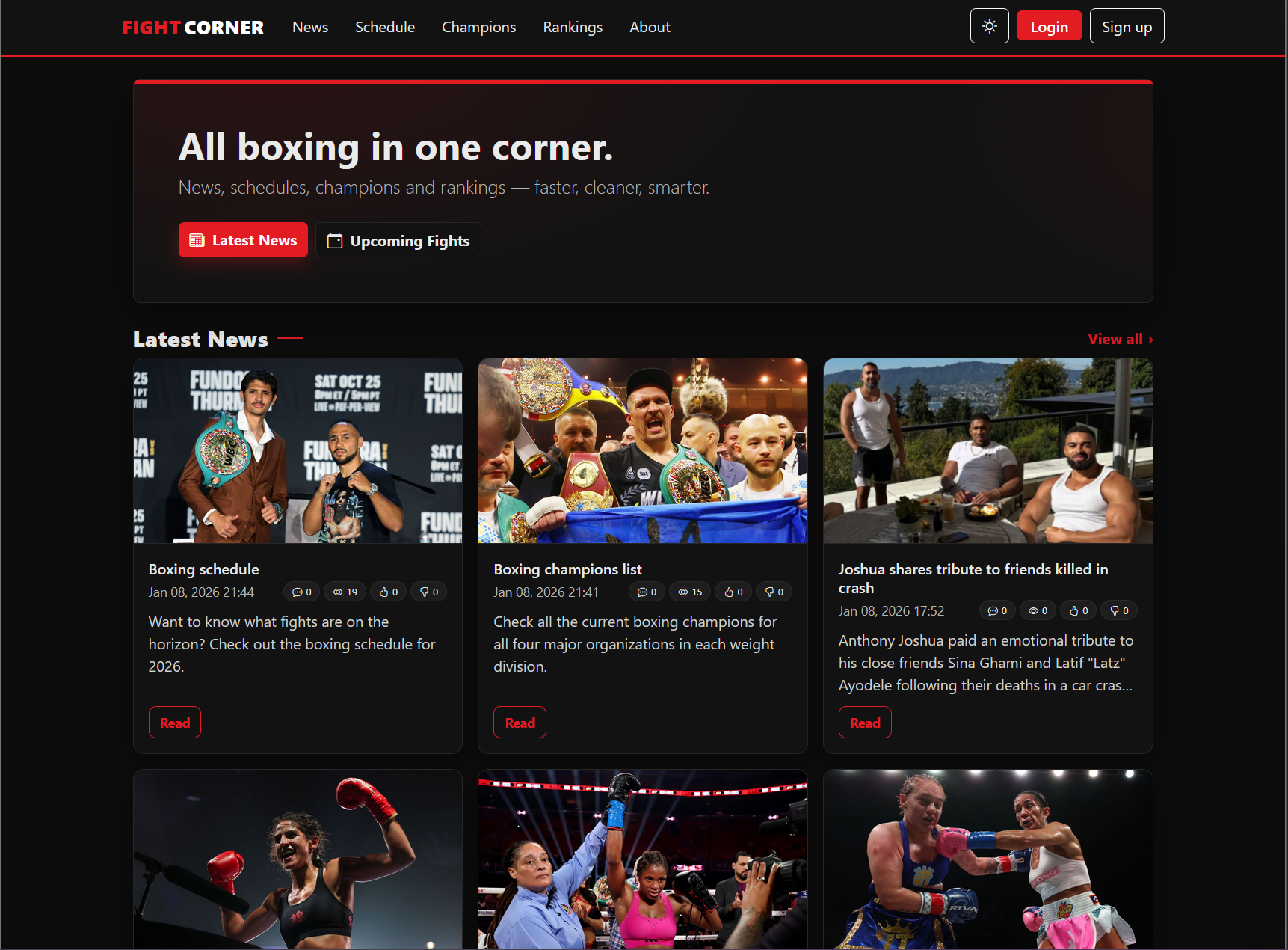 Fight corner